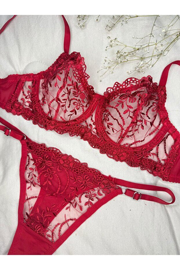 Lace Lingerie Set – Matching Bra & Panty | FiftyShades