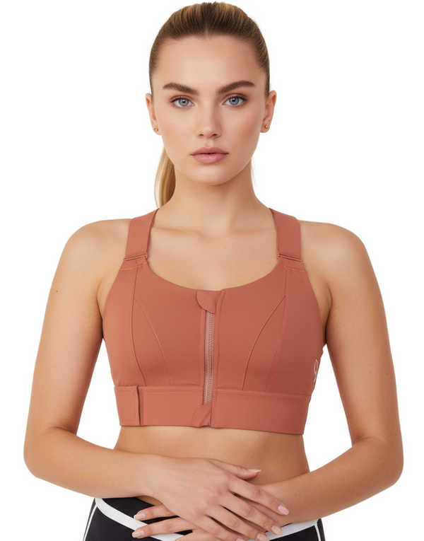SPORTS BRA WITH ADJUSTABLE WAIST BAND