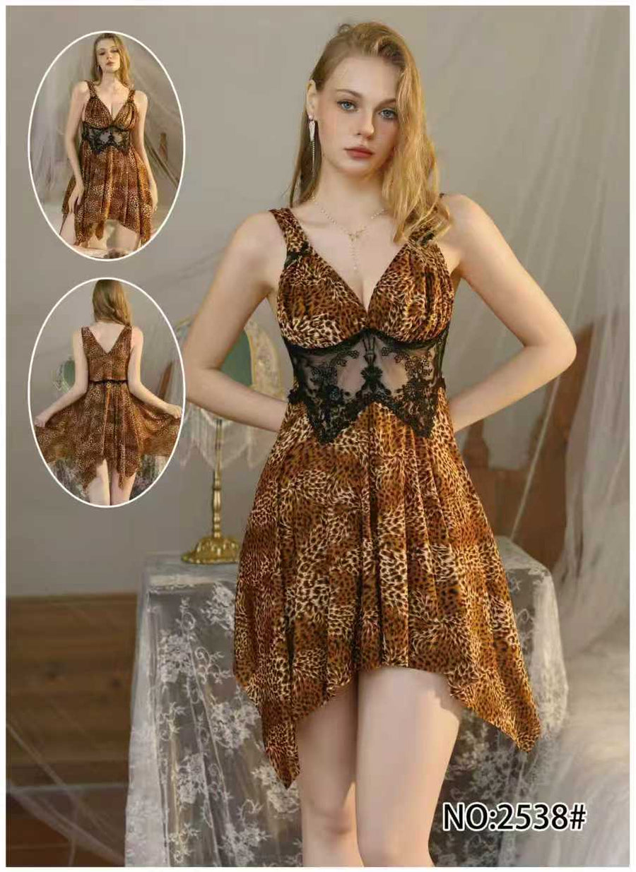 Premium padded silky night dress