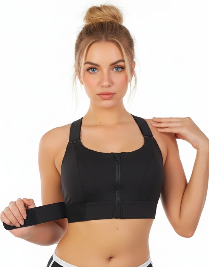 SPORTS BRA WITH ADJUSTABLE WAIST BAND