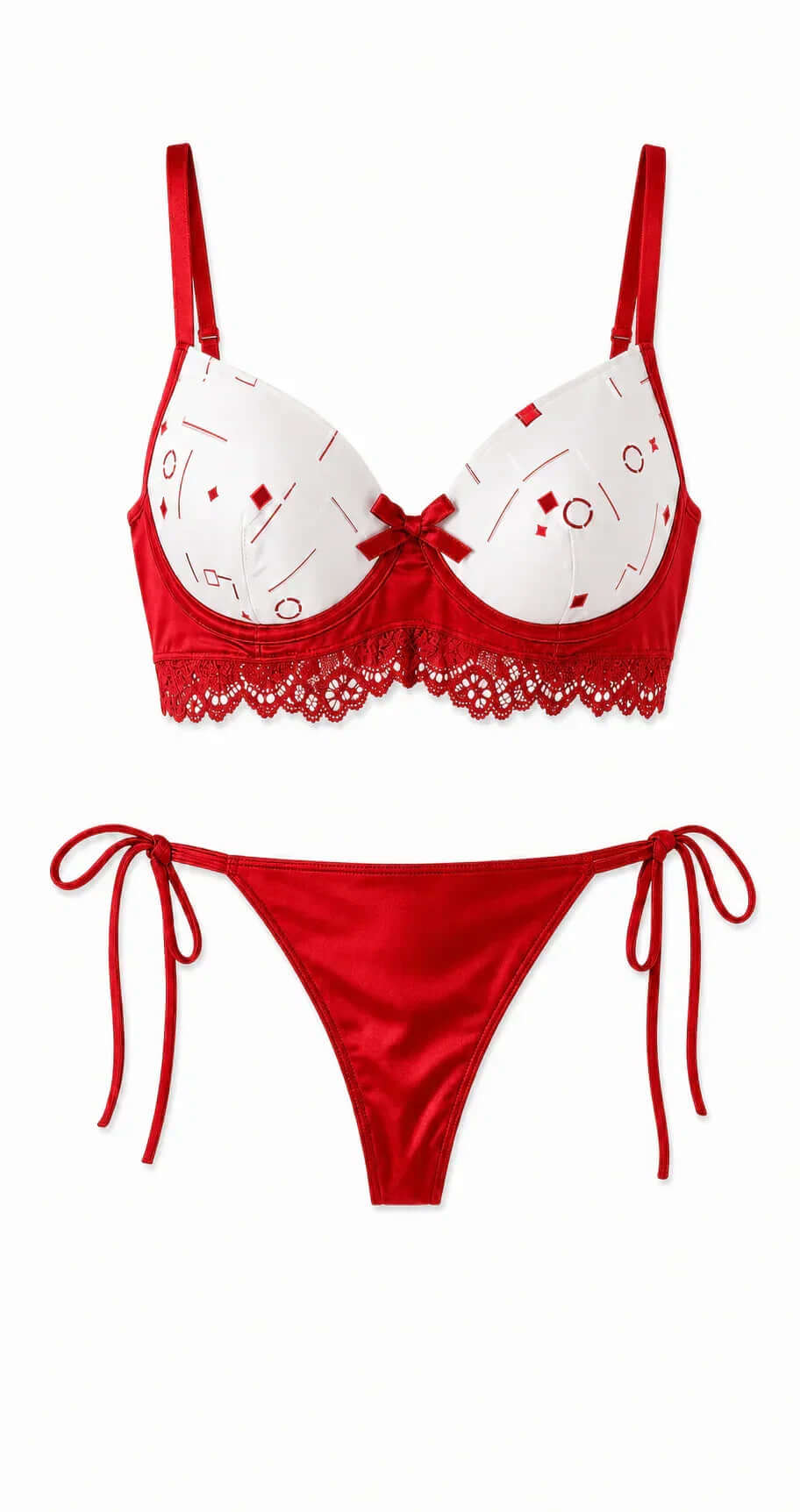 Hearts Set – Luxury Satin Nightwear & Lingerie Collection | FiftyShades
