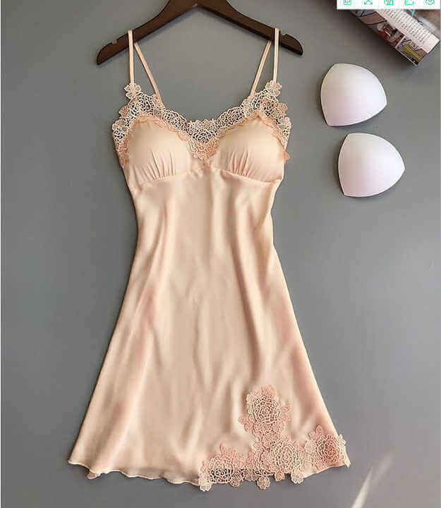 Silk Comfort Lace Trim Nightie | FiftyShades