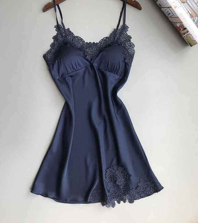 Silk Comfort Lace Trim Nightie | FiftyShades