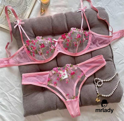 Summer Net Bra Set