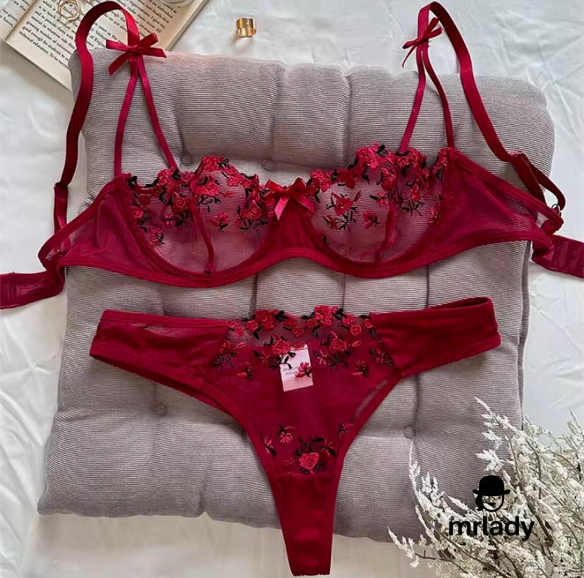 Summer Net Bra Set