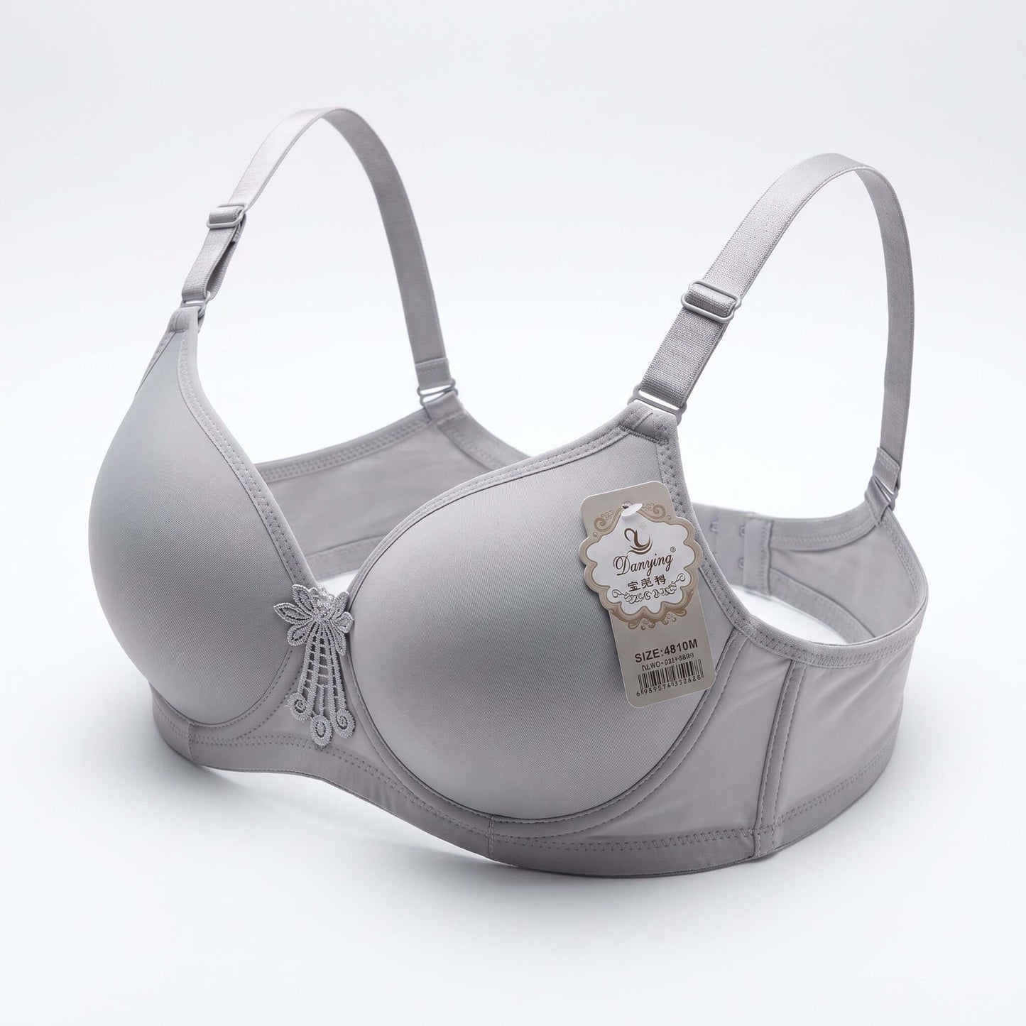 Pack of 2 Women's Lightly Padded Wire-Free Everyday Bra – Pearl Floral Detail | FiftyShades