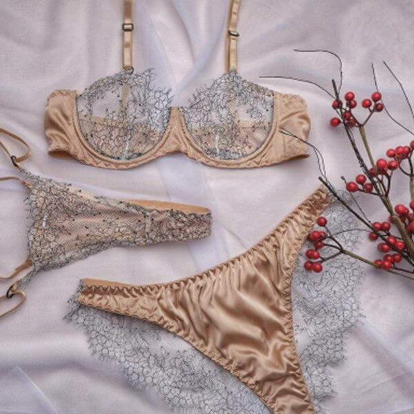 Lace Lingerie Set – Matching Bra & Panty | FiftyShades