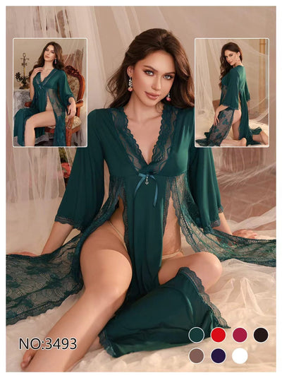 Premium padded silky night dress